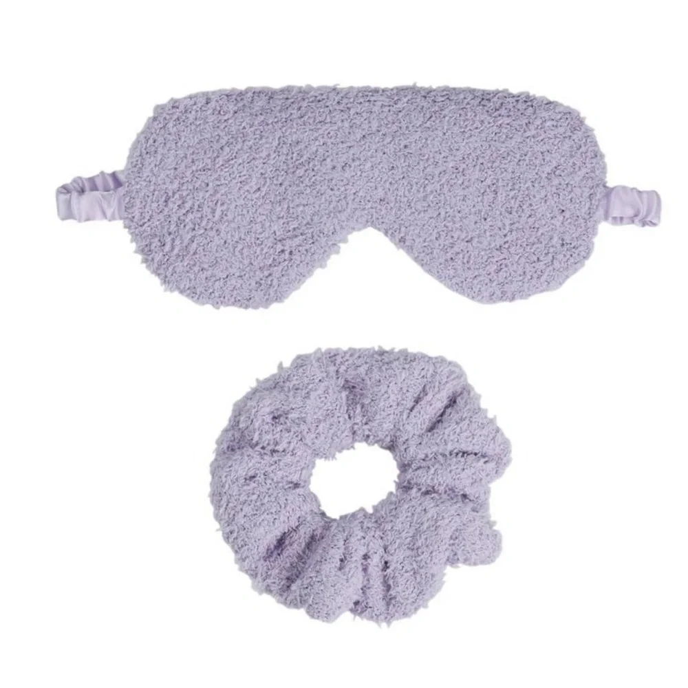 Conair Cozy Eye Mask and Scrunchie Hair Elastic Set - 2pc